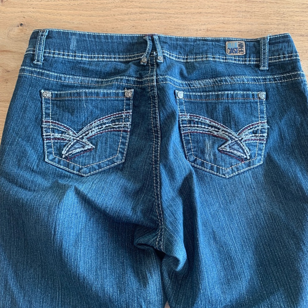 Blue Cast Denim Jeans‎ Blue Straight Leg Mid Rise Women’s 14 Preloved - Picture 7 of 9